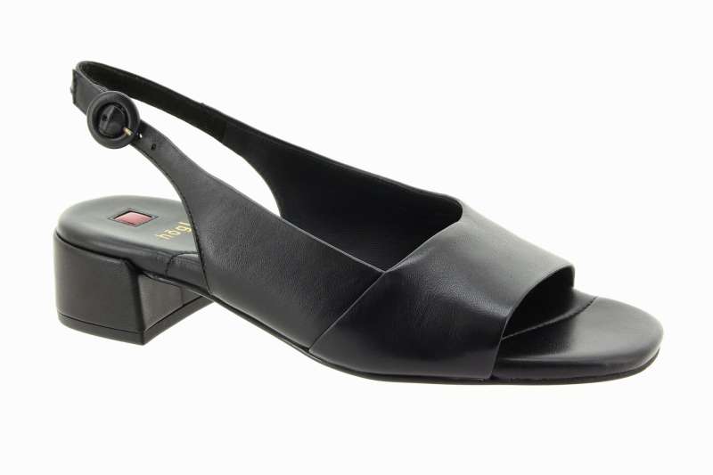 HÖGL Dámské černé kožené sandály