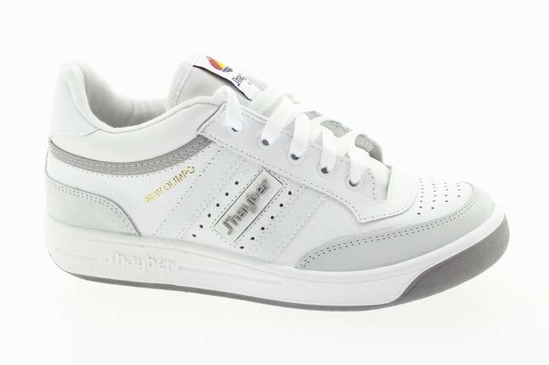 J'HAYBER Pánské bílé kožené tenisky