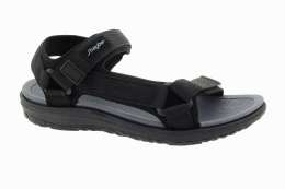 J'HAYBER Pánské černé textilní sandály