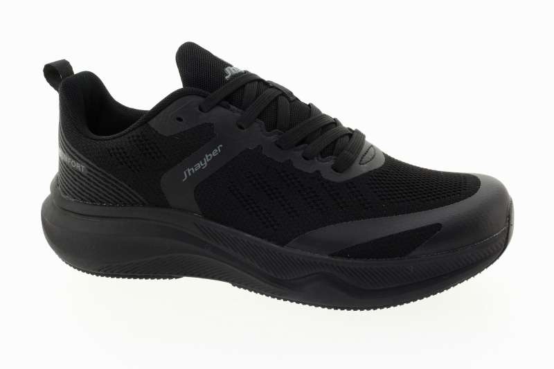 J'HAYBER Pánské černé textilní tenisky