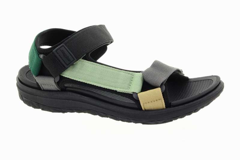 J'HAYBER Dámské černé textilní sandály