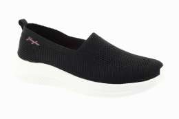 J'HAYBER Dámské černé textilní slip on