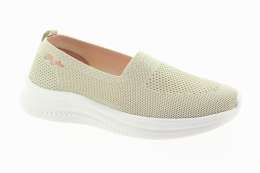 J'HAYBER Dámské béžové textilní slip on