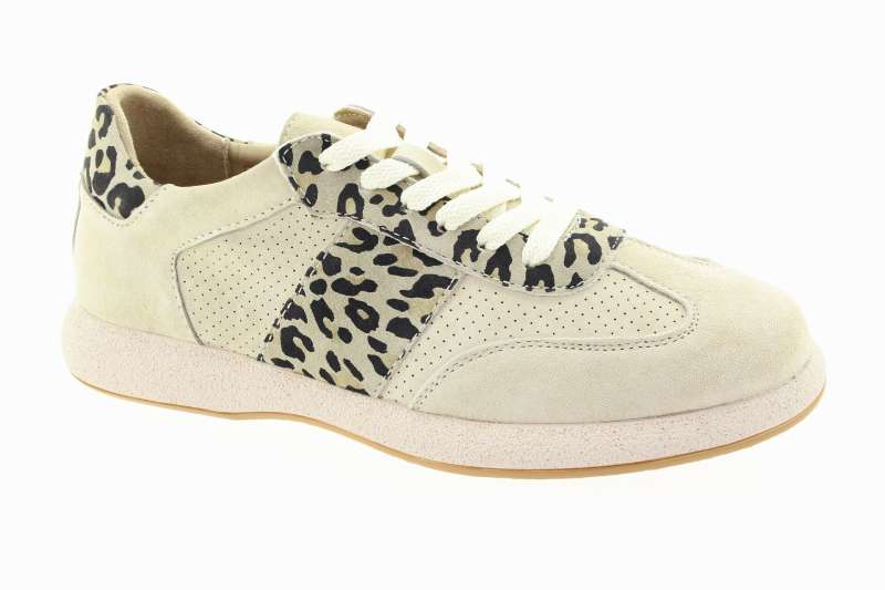 LOOKE Dámské kožené krémové tenisky