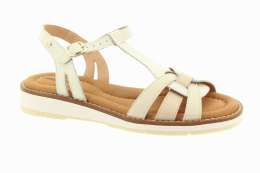 PIKOLINOS Dámské smetanové kožené sandálky