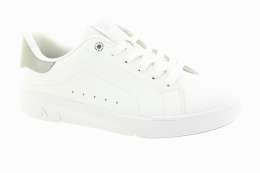 RIEKER Dámské bíé kožené tenisky