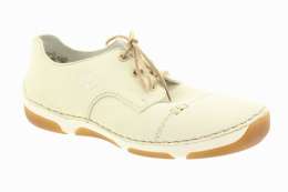 RIEKER Dámské starobílé polobotky