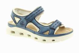 RIEKER Dámské modré sandály
