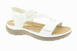RIEKER Dámské bílé sandály