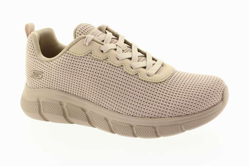 SKECHERS Dámské béžové textilní tenisky