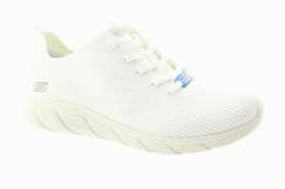 SKECHERS Dámské bílé textilní tenisky