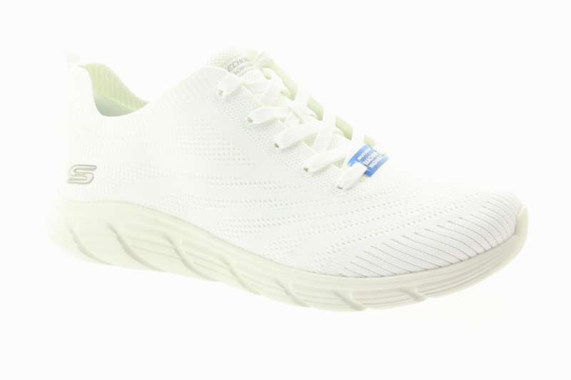 SKECHERS Dámské bílé textilní tenisky