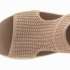 SKECHERS Dámské hnědé textilní sandály