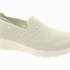 SKECHERS Dámské béžové textilní slip on