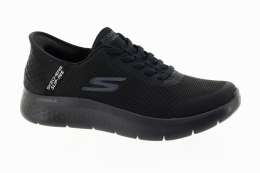 SKECHERS Pánské černé textilní tenisky