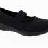 SKECHERS Dámské černé textilní baleríny
