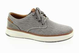 SKECHERS Pánské béžové textilní polobotky