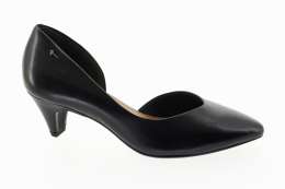 TAMARIS Dámské černé kožené lodičky