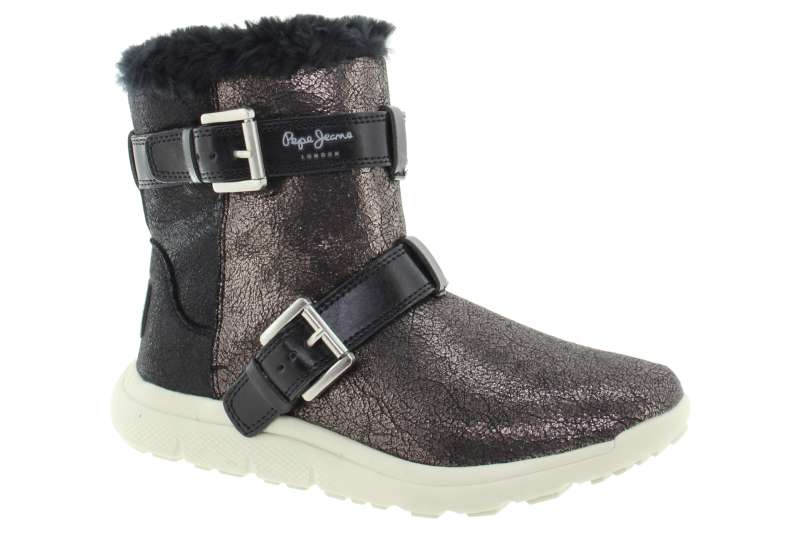 PEPE JEANS Kotníková dámská zimní obuv chrome