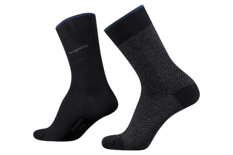BUGATTI Pánské ponožky black 2P