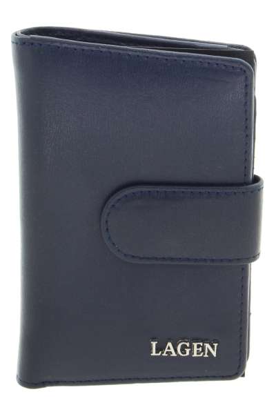 LAGEN Dámská peněženka blue kožená