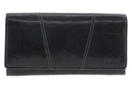 LAGEN Kožená dámská peněženka black