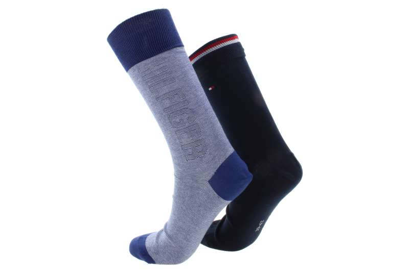 TOMMY HILFIGER Pánské ponožky blue - black
