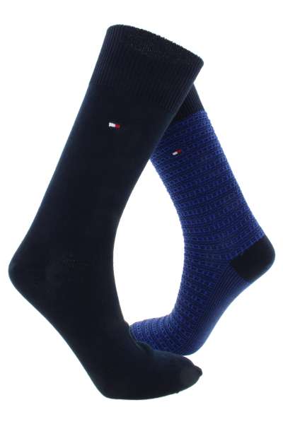TOMMY HILFIGER Pánské ponožky black - blue