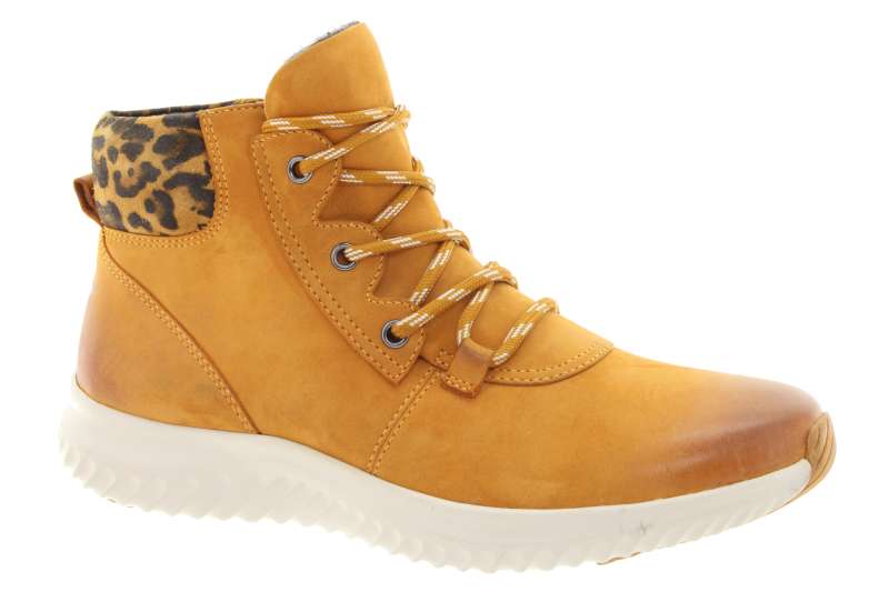 GABOR Dámská kožená kotníková obuv curry