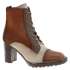 HISPANITAS Dámská kotníková kožená obuv cuero