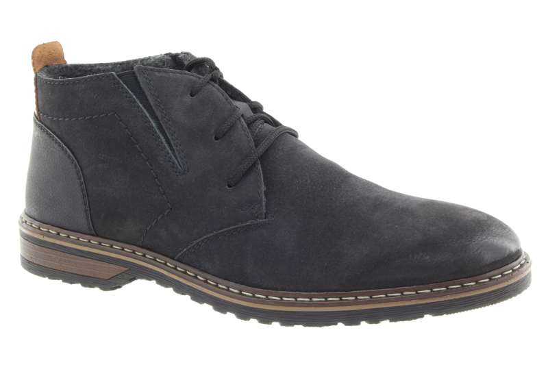 RIEKER Pánská kotníková kožená obuv 