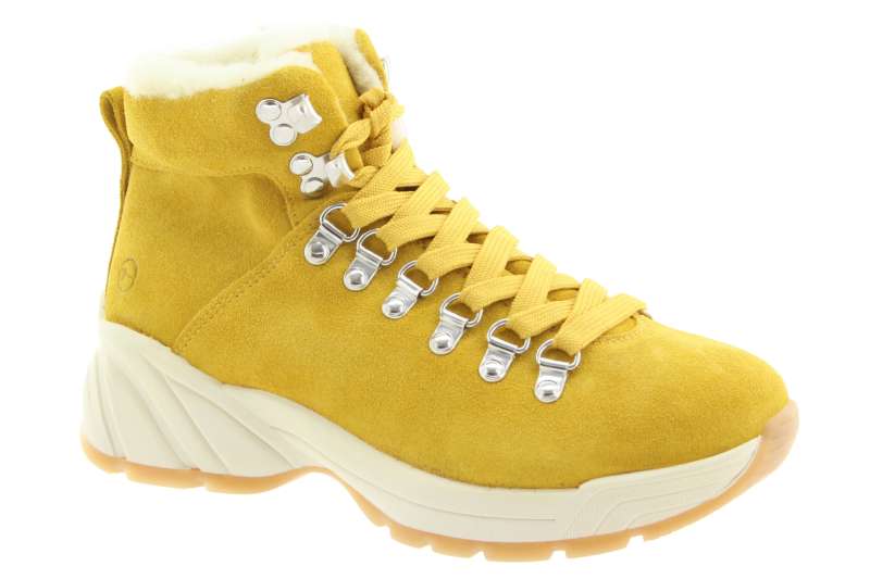 TAMARIS Dámská kožená kotníková zimní obuv