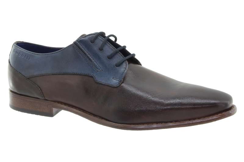 BUGATTI Pánské kožené polobotky brown