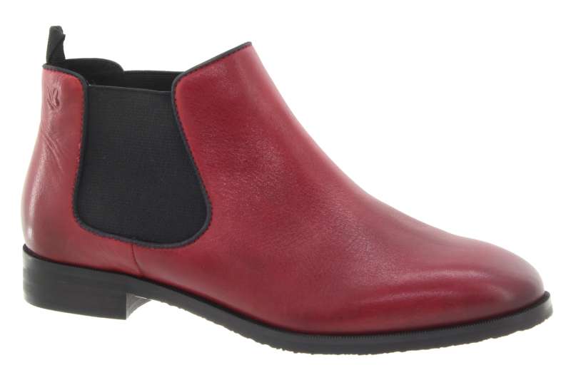 CAPRICE Dámská kožená pérka rosso