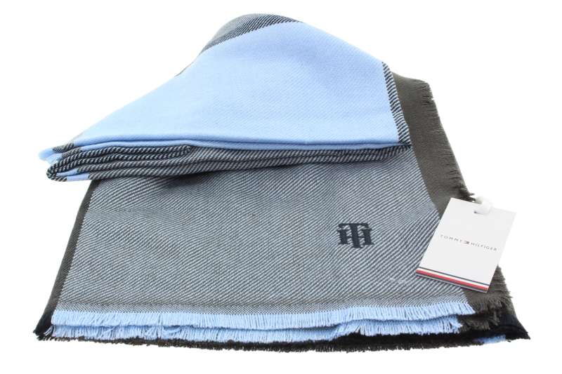 TOMMY HILFIGER Zimní dámský šátek blue