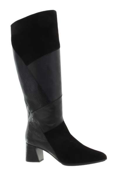 HISPANITAS Dámské kožené kozačky black 