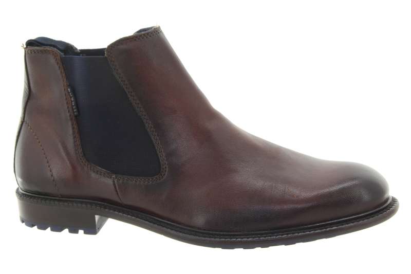 BUGATTI Pánský kožený kotník hnědý