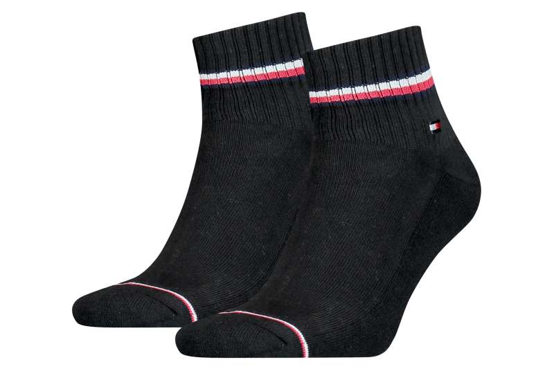 TOMMY HILFIGER Pánské černé nižší ponožky