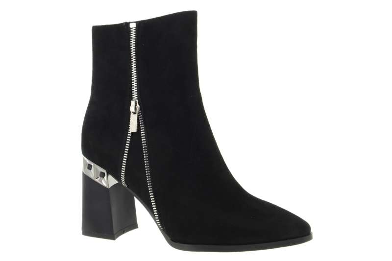 EPICA Dámský kožený nubukový kotník na podpatku