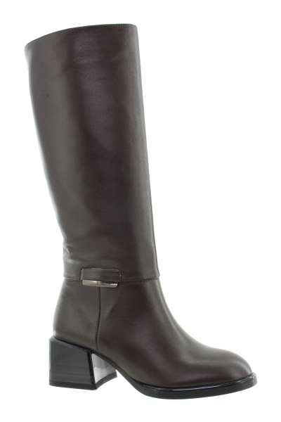 EPICA Dámské kožené kozačky černé M