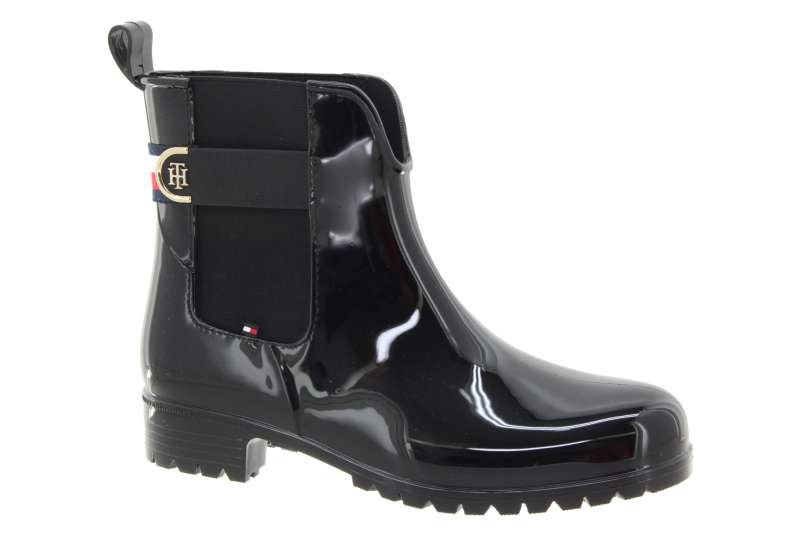 TOMMY HILFIGER Dámské černé holinky 