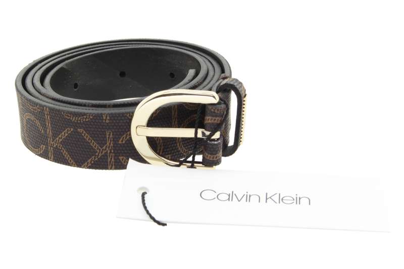 CALVIN KLEIN Dámský hnědý pásek