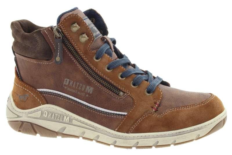 MUSTANG Pánský zimní koňakový kotník