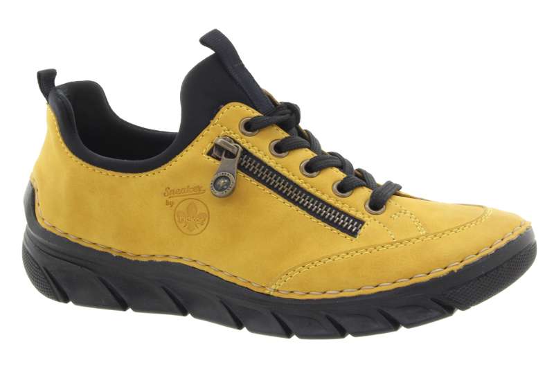 RIEKER Dámské žluté tenisky