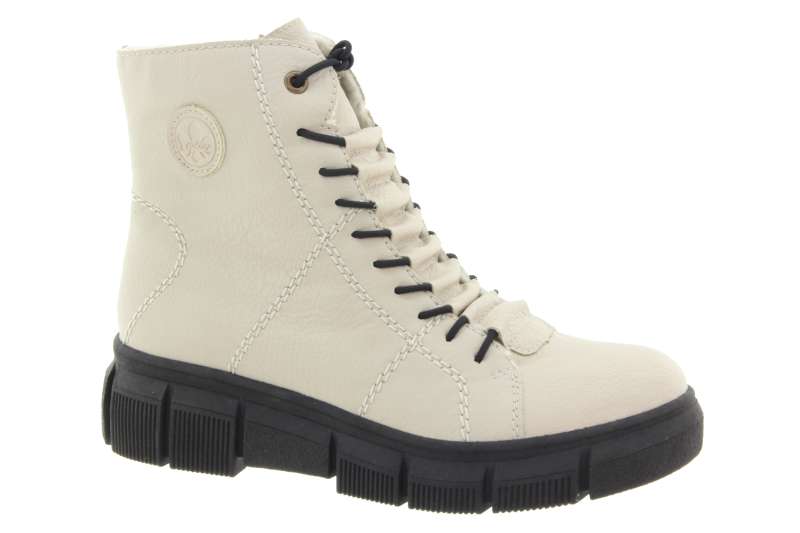 RIEKER Dámský krémový kotník