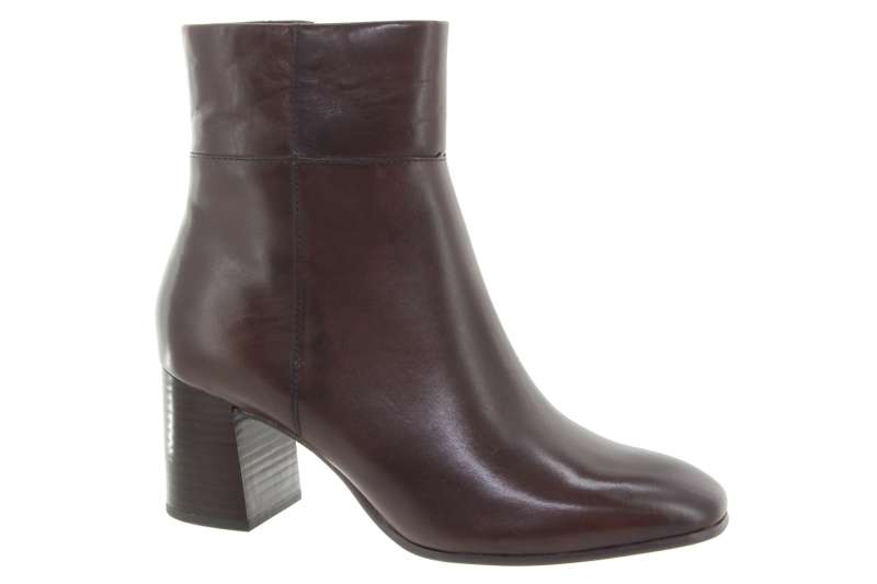 TAMARIS Dámský kožený hnědý kotník