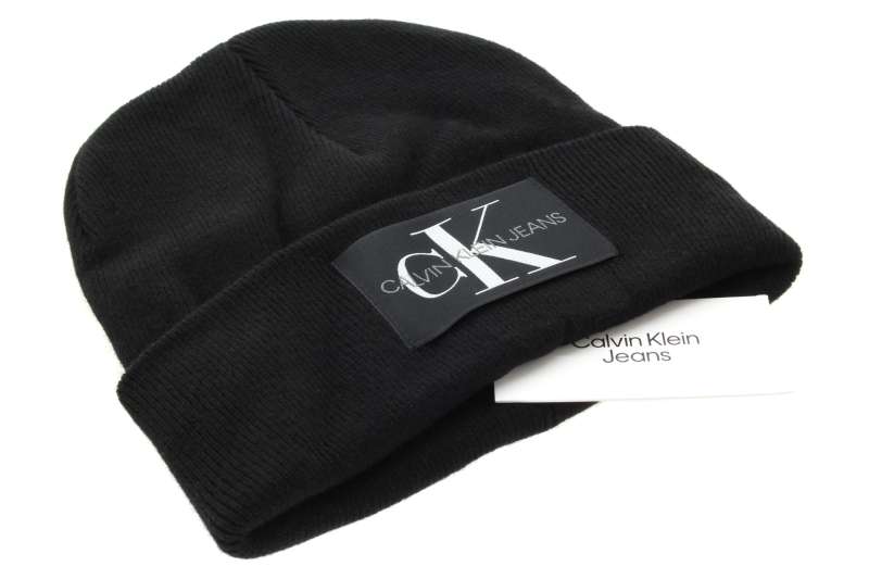 CALVIN KLEIN Pánská černá čepice