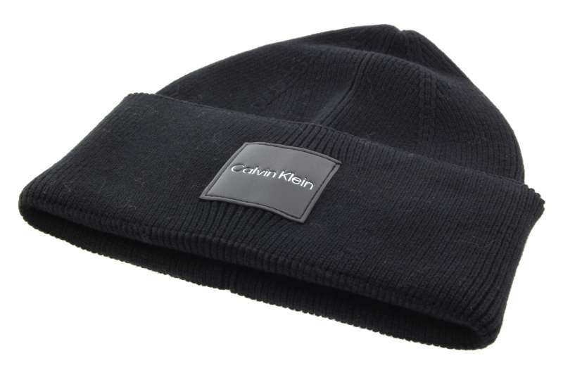 CALVIN KLEIN Pánská černá čepice