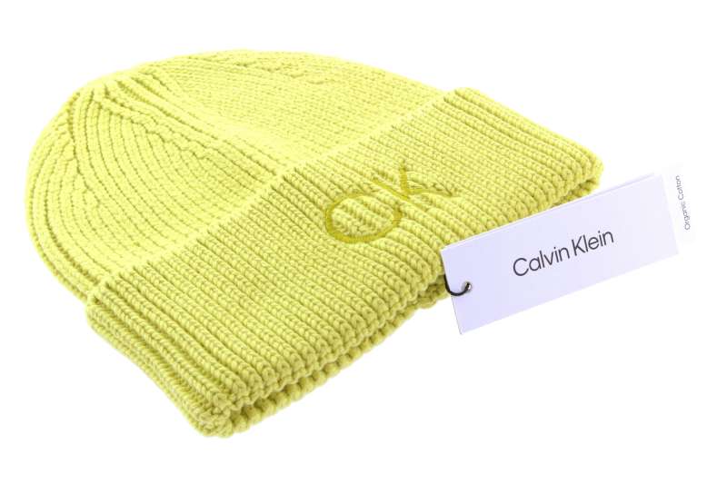 CALVIN KLEIN  Dámská žlutá zimní čepice