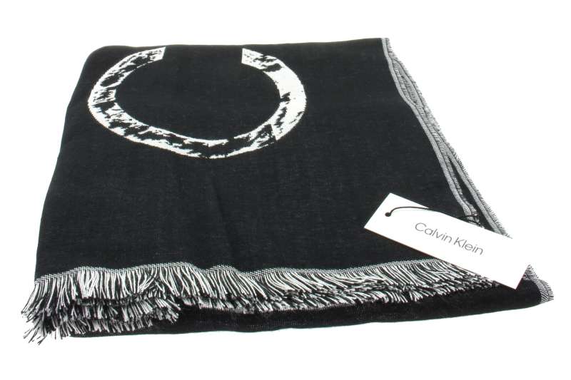 CALVIN KLEIN Dámský šátek black